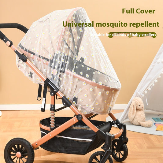 Red Mosquitera Completa para Cochecito con Diseño Estampado