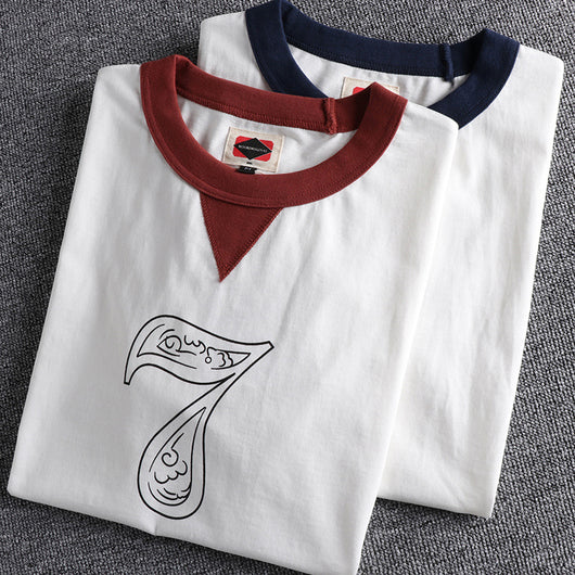 Camiseta de Algodón Lavado para Hombre con Cuello Estilo Thread - Image 3