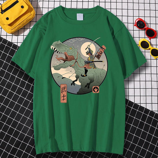Camiseta Suelta de Cuello Redondo y Manga Corta - Image 12