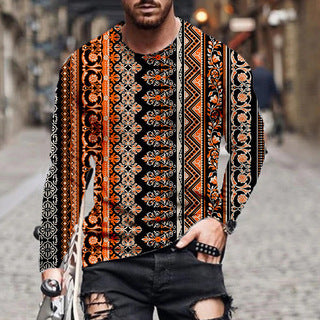 Camisa Manga Larga Hombre Símbolo Rombo Estampado - Image 11