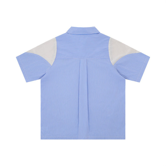Playera Deportiva Hombre Rayas Verticales Transpirable Corte Holgado - Image 7