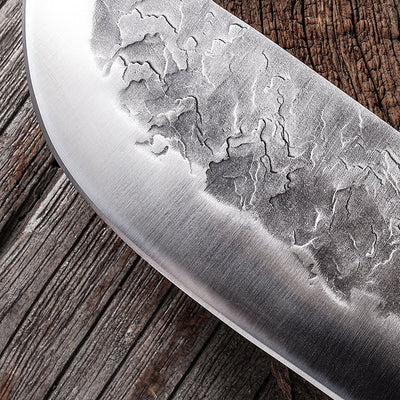 Cuchillo de Cocina Antiguo Forjado a Mano de Longquan para Chef Casero - Image 12