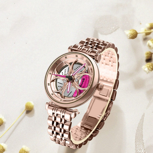 Reloj de Cuarzo Luminoso con Bisel Giratorio para Mujer - Image 2