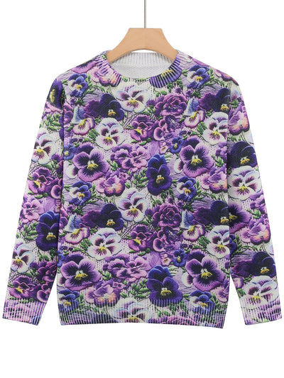 Blusa Estampada Digitalmente Talla Grande Cuello Redondo - Image 12