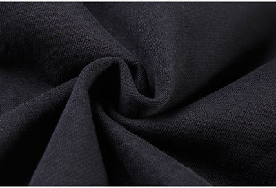 Pantalones Holgados de Algodón con Cintura Elástica y Bolsillos - Gris y Negro - Image 16