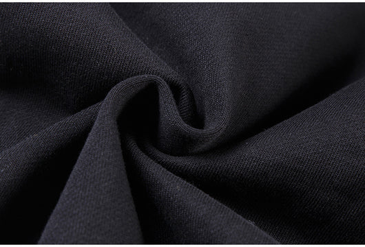 Pantalones Holgados de Algodón con Cintura Elástica y Bolsillos - Gris y Negro - Image 16