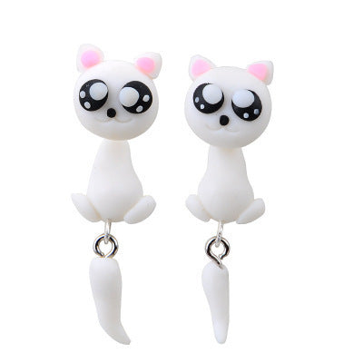 Aretes de Arcilla Suave con Diseños de Animales en 3D - Image 5