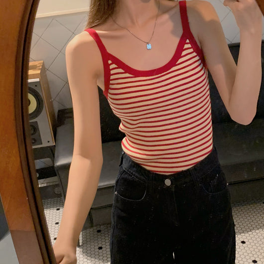 Camiseta Francesa Elegante a Rayas - Diseño Slim Ajustado para Mujer - Image 8