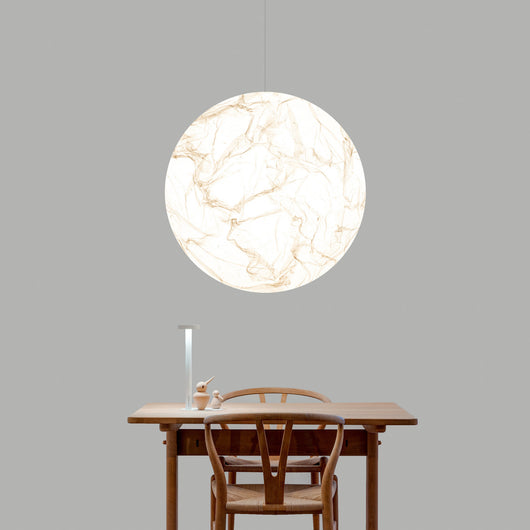Lámpara Colgante Moon Minimalista de Doble Altura para Restaurantes - Image 6