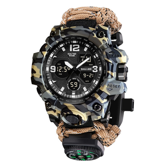 Reloj Deportivo Multifunción con Brújula, Termómetro y Silbato de Emergencia - Image 5