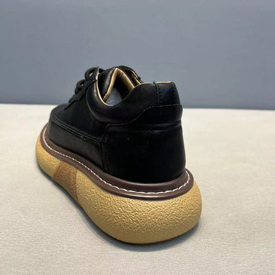 Zapatos Deportivos Cuero Transpirable con Plataforma para Hombre - Image 8