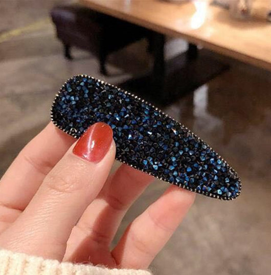 Broche de Cabello de Cristal Geométrico con Strass - Image 11