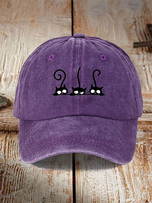 Gorra de Algodón Estampada Efecto Vintage Desgastado para Hombre - Image 8