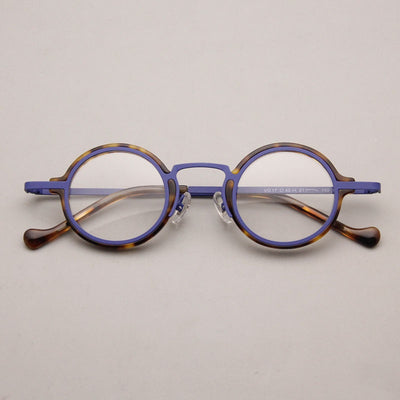Gafas Retro Marco Redondo Metal para Miopía - Image 4