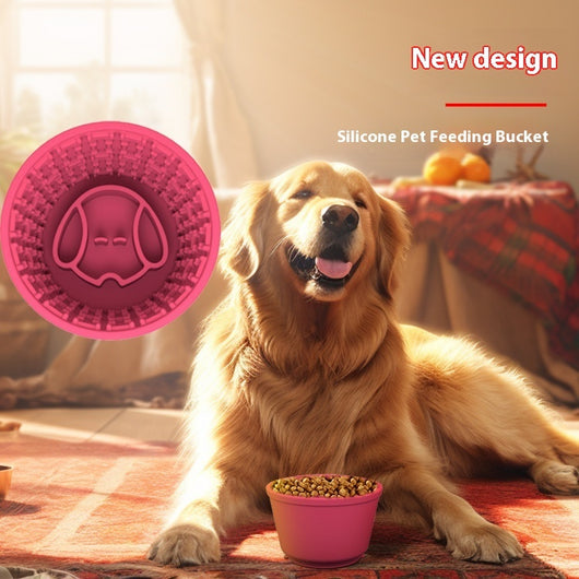 Comedero para Perros de Silicona Suave y Resistente - Diseño Multiusos