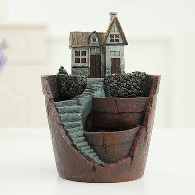 Maceta Decorativa con Suculentas - Miniatura de Jardín y Bonsái - Image 6