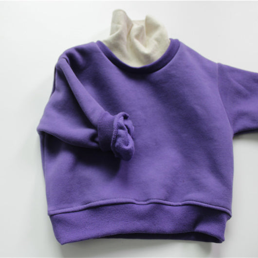 Suéter Polar Infantil Cuello Alto Doble Capa Abrigo Térmico - Image 12
