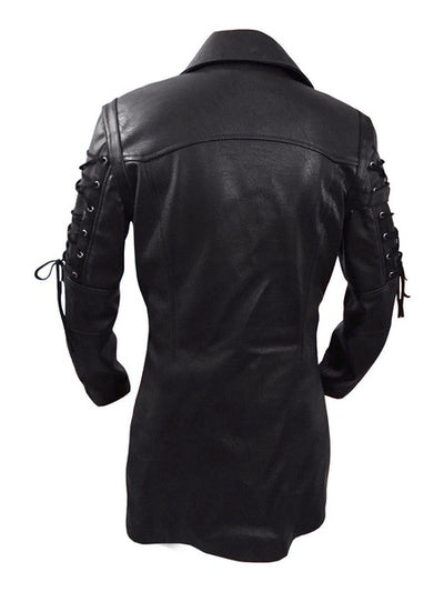 Chaqueta de Cuero para Motociclista Tallas Grandes Estilo Europeo y Americano - Image 2