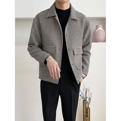 Chaqueta de Lana Suelta con Solapa Elegante para Hombre - Image 11