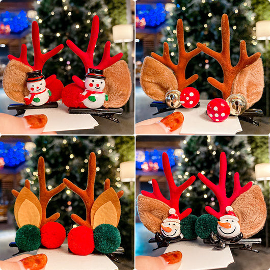 Pinzas Navideñas Decorativas - Clips Festivos de Pato, Muñeco de Nieve y Astas - Image 71