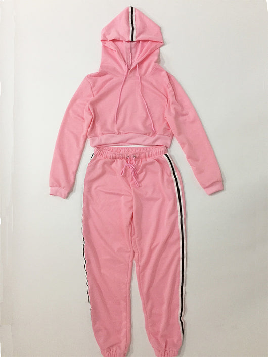 Conjunto Deportivo de Algodón con Sudadera Capucha y Pantalón Recto - Personalizable con Logo - Image 3
