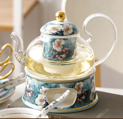 Juego de Café en Porcelana Fina - Taza y Platillo Elegante - Image 9
