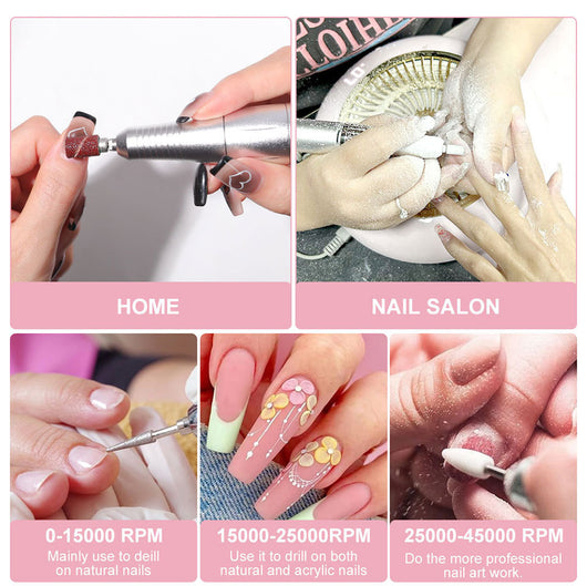 Máquina Profesional de Pulido de Uñas 45000 RPM - Removedor de Esmalte - Image 11