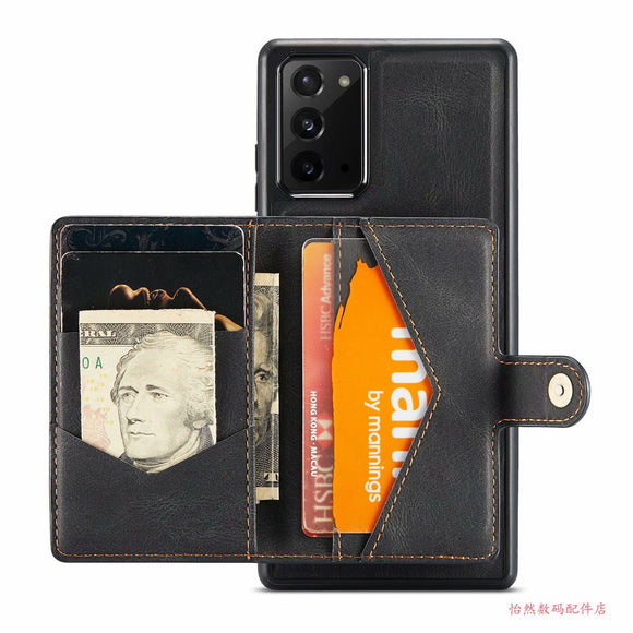 Funda Magnética 2 en 1 para iPhone 12 Pro Max con Billetera y Soporte de Tarjetas