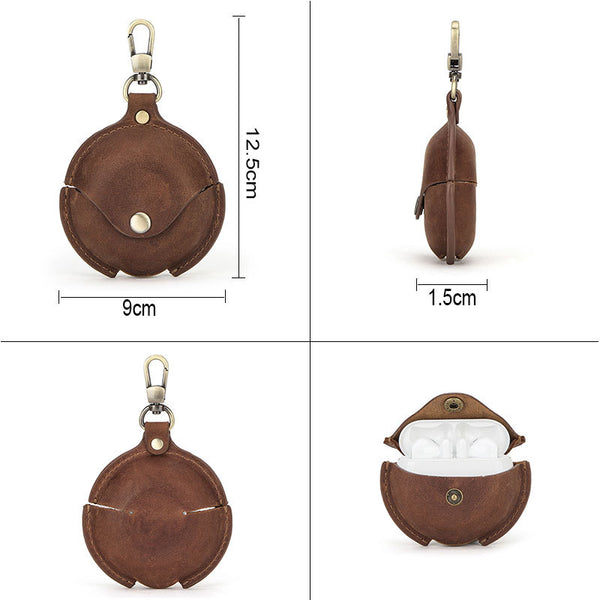Estuche para Audífonos de Cuero Crazy Horse