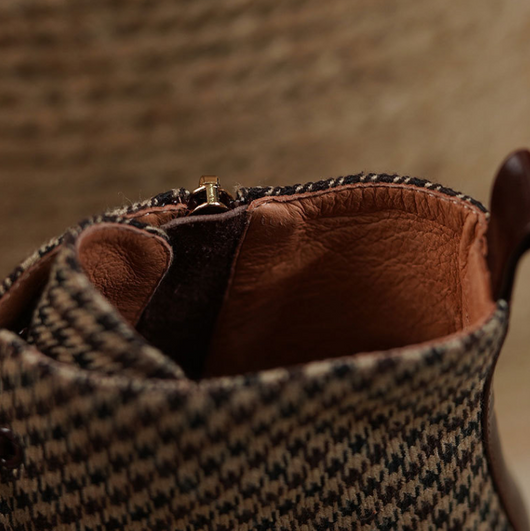 Botas Martin Retro Francesas con Cordones y Detalles de Encaje - Image 12