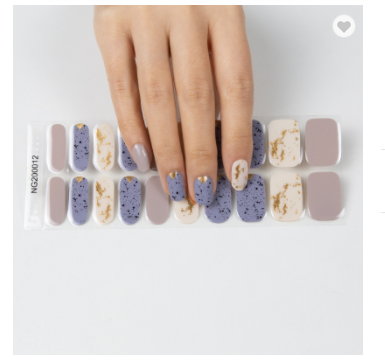 Adhesivos de Uñas Semipermanentes Coreanos con Base de Pegamento - Image 36