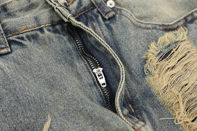 Pantalón de Trabajo Denim Recto con Bolsillos - Image 15