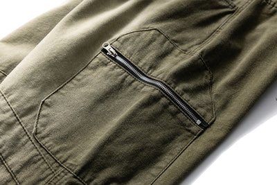Pantalones de Gabardina Pesada Lavados para Hombre - Corte Versátil - Image 21