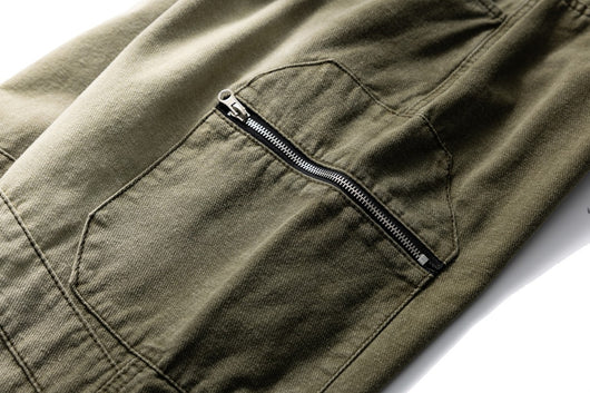Pantalones de Gabardina Pesada Lavados para Hombre - Corte Versátil - Image 21