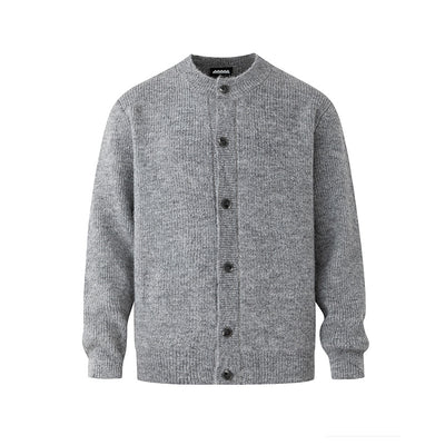 Cardigan Hombre Cuello Redondo Holgado Tejido Cálido - Image 5