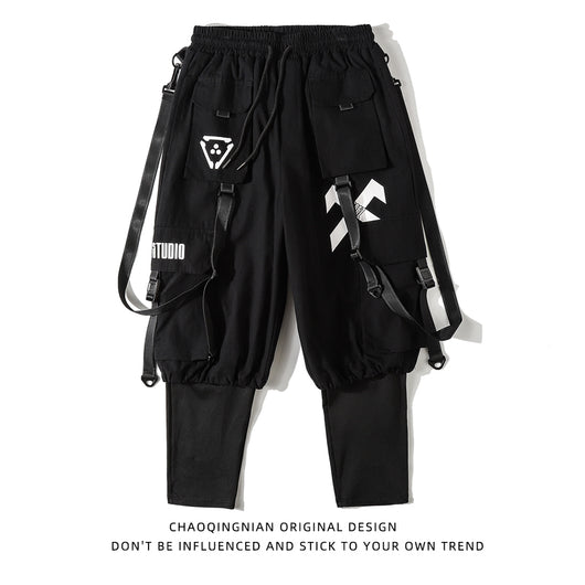 Pantalones Cargo Funcionales Desmontables Tendencia Street Wear - Image 6