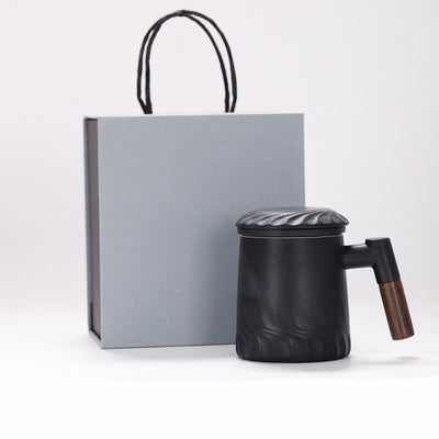 Taza Filtro de Cerámica para Té con Separador de Agua y Tapa - Image 23