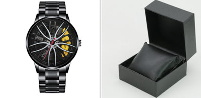 Reloj de Cuarzo Impermeable con Ruedas de Acero Inoxidable para Hombre - Image 23