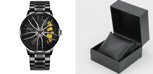Reloj de Cuarzo Impermeable con Ruedas de Acero Inoxidable para Hombre - Image 23