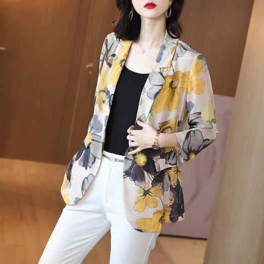 Blazer Suelto de Temperamento Femenino con Mangas 3/4 - Image 5