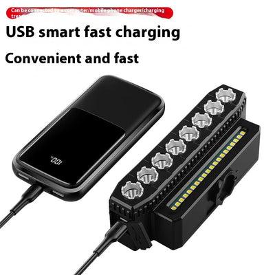 Luz Delantera LED Ultra Brillante para Bicicleta con Claxon Integrado - Image 4