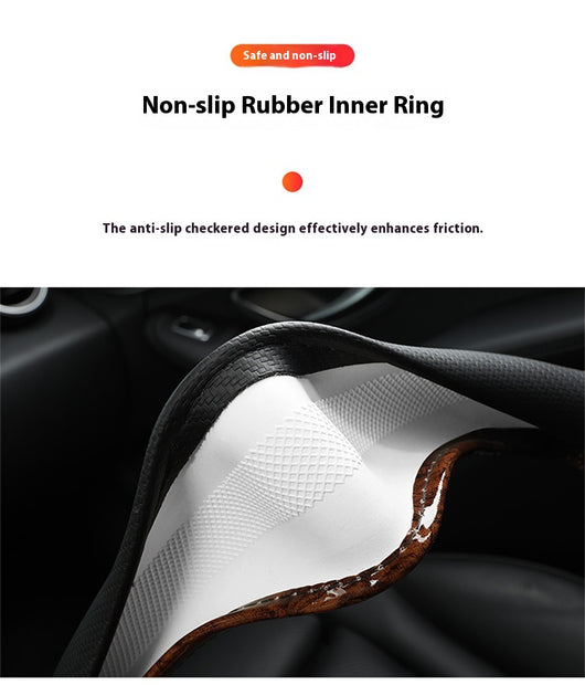 Funda de Volante de Cuero Premium Cristal Año Nuevo - Image 16