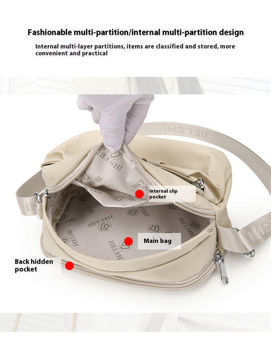 Bolsa Mensajero Oxford con Pliegues para Teléfono y Documentos - Image 42