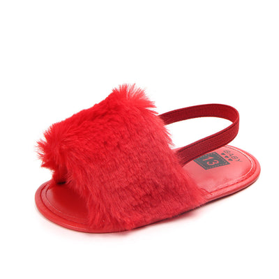 Sandalias para bebé multicolor con suela suave y elástico cómodo - Image 15
