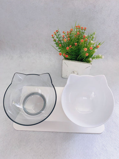 Comedero Doble para Gatos con Soporte Elevado Antideslizante - Protege la Cervical - Image 11