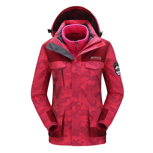 Chaqueta de Esquí para Hombre Impermeable Térmica Softshell Resistente al Viento - Image 14