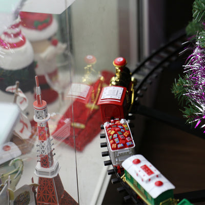Tren Eléctrico Navideño con Rieles - Image 4