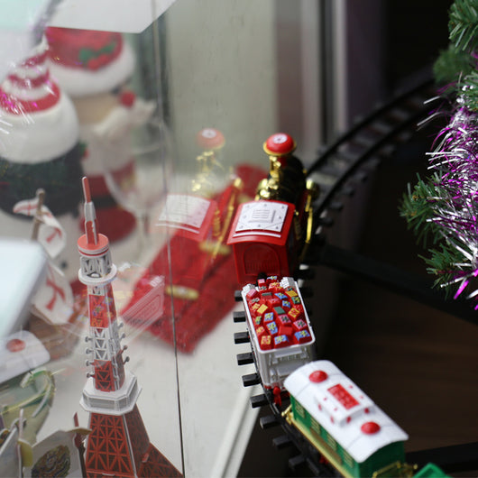 Tren Eléctrico Navideño con Rieles - Image 4