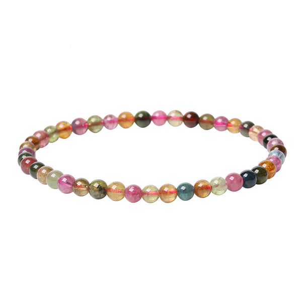 Pulsera de Turmalina Cristal Single Circle 4.5mm