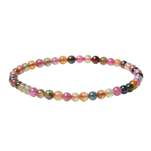 Pulsera de Turmalina Cristal Single Circle 4.5mm